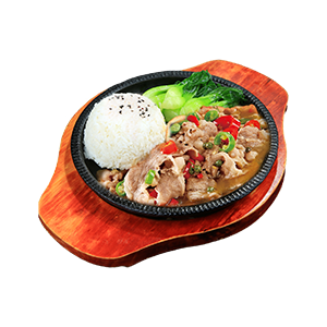 招牌肥牛鐵板飯